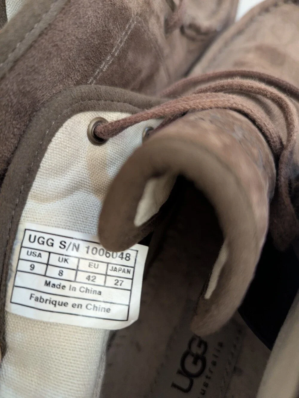 UGG soft chocolate